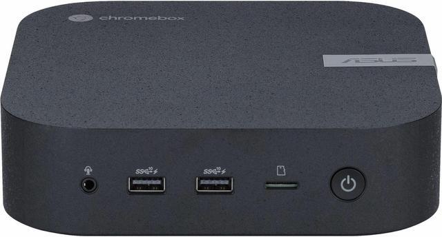 Alt view image 2 of 9 - Asus Chromebox 5 CHROMEBOX5-S7057UNENT Chromebox - Intel Core i7 12th Gen i7-1260P 2.10 GHz - 16 GB RAM DDR4 SDRAM - 256 GB M.2 PCI Express 4.0 SSD - Mini PC - Eco Black - Intel Chip - ChromeOS - Inte