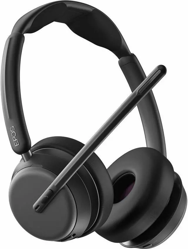 Alt view image 8 of 13 - EPOS IMPACT 1061 Headset - Stereo - Wireless - Bluetooth - On-ear - Binaural - Circumaural - Noise Canceling