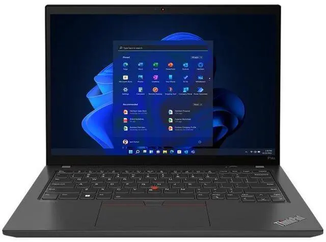 Alt view image 9 of 20 - Lenovo ThinkPad P14s Gen 4 - 14" - Intel Core i7 - 1370P - vPro Ent (21HF001TUS)