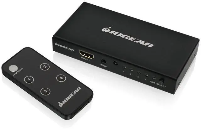 Main image of IOGEAR 3-Port True 4K UltraHD HDMI Switch - 4096 x 2160 - 4K - 3 - Display, Projector - 1 x HDMI Out
