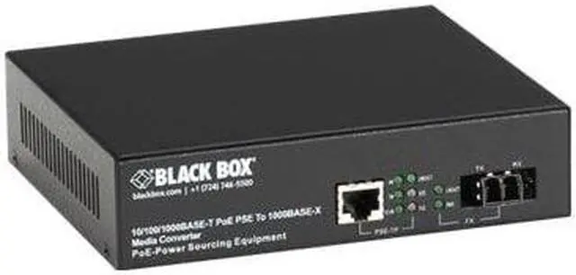 Alt view image 2 of 2 - Black Box LPS500 Transceiver/Media Converter LPS500ASM10KLCR3