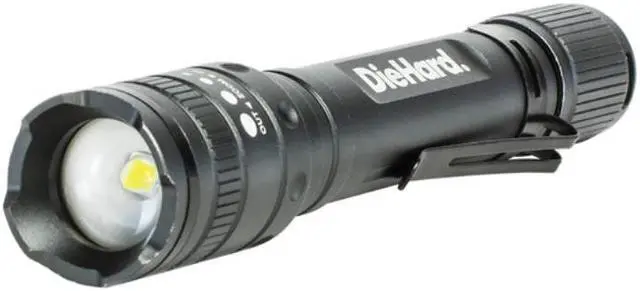 Alt view image 2 of 2 - DieHard 41-6647 270-Lumen Aluminum Twist-Focus Flashlight