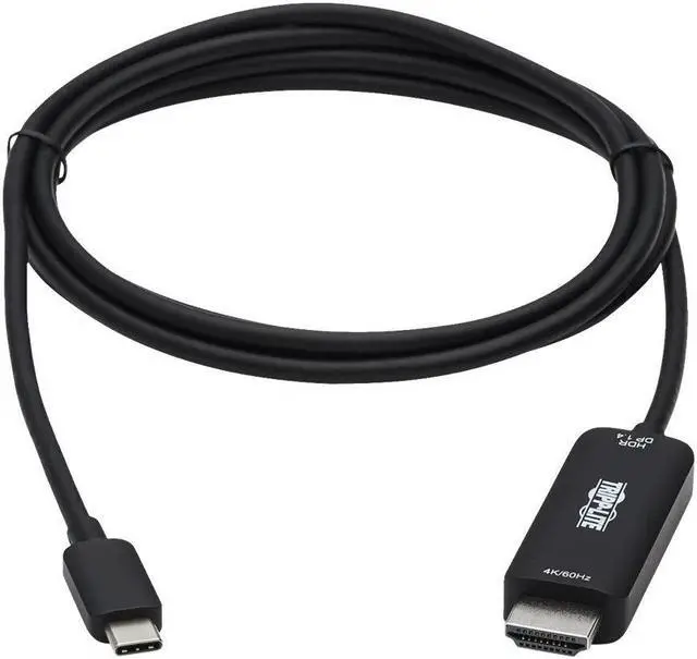 Alt view image 10 of 10 - Tripp Lite U444-006-Hdr4be Usb-C To Hdmi Adapter Cable M/M Black 6 Ft.
