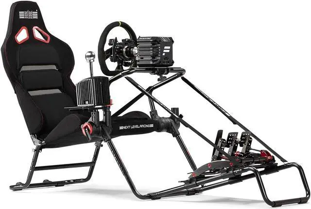 Alt view image 6 of 6 - Next Level Racing GTLite Pro Folding Racing Simulation Cockpit