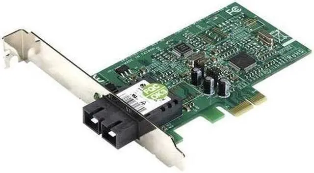 Alt view image 2 of 3 - fast ethernet (100-mbps) network interface card - pcie, 100base-fx, sc, gsa, taa