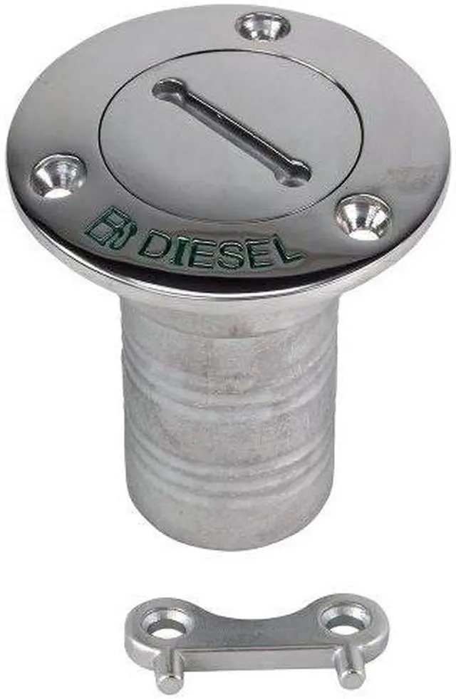 Alt view image 3 of 4 - Whitecap Hose Deck Fill 1-1/2 Hose Diesel