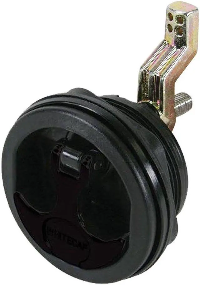 Alt view image 6 of 6 - WHITECAP T-HANDLE LATCH BLACK/BLACK NYLON NON LOCKING