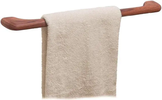 Alt view image 9 of 9 - Whitecap Teak Long Towel Bar - 23