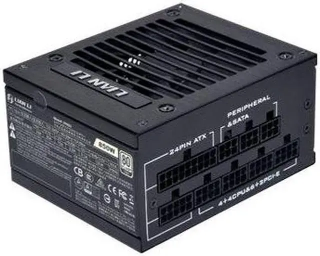 Alt view image 7 of 14 - LIAN LI SP850, Black color , Performance SFX Form Factor Power Supply - SP850
