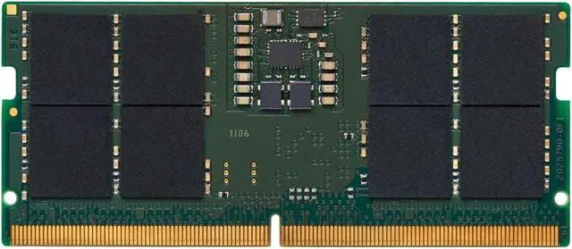 Alt view image 2 of 4 - Kingston 16GB DDR5 SDRAM Memory Module - For Notebook - 16 GB - DDR5-5600/PC5-44800 DDR5 SDRAM - 5600 MHz Single-rank Memory - CL46 - 1.10 V - Non-ECC - Unbuffered - 262-pin - SoDIMM - KCP556SS8-16