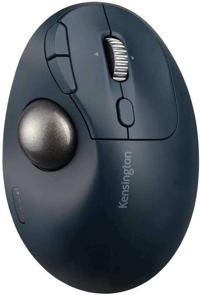 Alt view image 8 of 9 - Kensington Pro Fit TB550 Mouse - Optical - Wireless - Bluetooth - 2.40 GHz - Rechargeable - 1600 dpi - Trackball, Scroll Wheel - 7 Programmable Button(s)