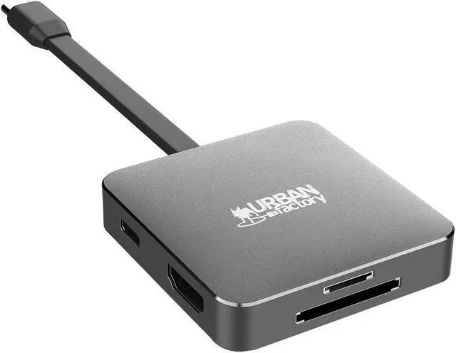 Alt view image 2 of 9 - Urban Factory HUBEE LIGHT: 100W USB-C Mini Station TCM05UF