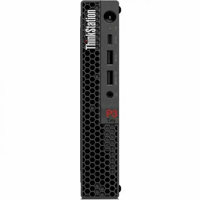 Alt view image 10 of 18 - Lenovo ThinkStation P3 30H00014US Workstation - 1 x Intel Core i7 Hexadeca-core (16 Core) i7-13700T 13th Gen 1.40 GHz - 32 GB DDR5 SDRAM RAM - 1 TB SSD - Tiny - Black - Intel Q670 Chip - Windows 11 Pr