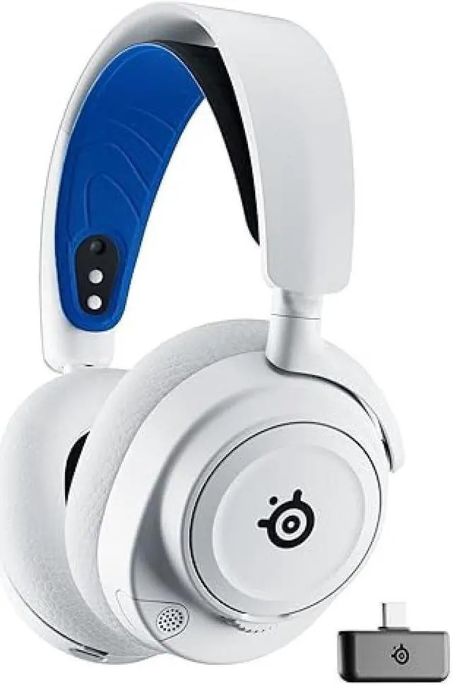 Alt view image 2 of 2 - SteelSeries Arctis Nova 7P Multi-Platform Premium Wireless Gaming Headset - White