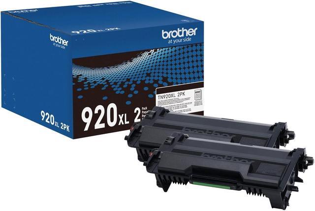 Alt view image 3 of 10 - Brother Genuine TN920XL2PK High-yield Toner Cartridge Twin Pack