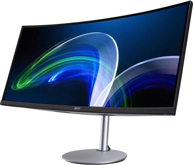Alt view image 9 of 9 - Acer CB342CU 34" Class UW-QHD LED Monitor - 21:9 - Silver - 34" Viewable - In-plane Switching (IPS) Technology - LED Backlight - 3440 x 1440 - 16.7 Million Colors - FreeSync (DisplayPort/HDM