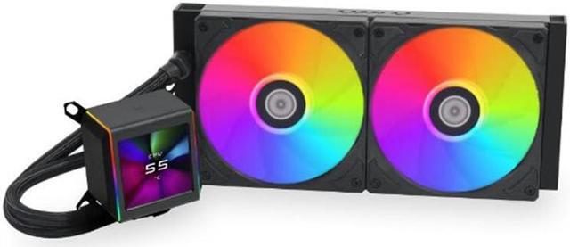 Alt view image 8 of 10 - LIAN LI Galahad II LCD 280 Black Liquid Cooler - GA2ALCD28B