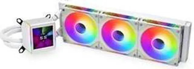 Alt view image 6 of 9 - LIAN LI Galahad II LCD SL-INF 360 White Liquid Cooler, Intel LGA 1851/1700/1200 & AMD AM5/AM4 Compatible - GA2ALCD36INW