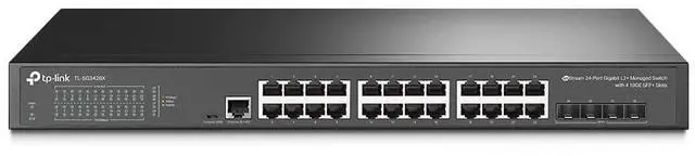 Alt view image 2 of 5 - TP-Link TL-SG3428X-M2 JetStream 24-Port 2.5GBASE-T L2+ Managed Switch