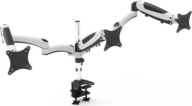 Alt view image 6 of 9 - Triple Monitor Mount with Articulating Arms | Supports 15 - 28" Standard Display | Amer Mounts HYDRA3XL - OEM