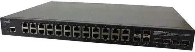 Alt view image 3 of 4 - Transition Networks Managed Hardened Gigabit Ethernet PoE+ Rack Mountable Switch SISPM10403248LNA
