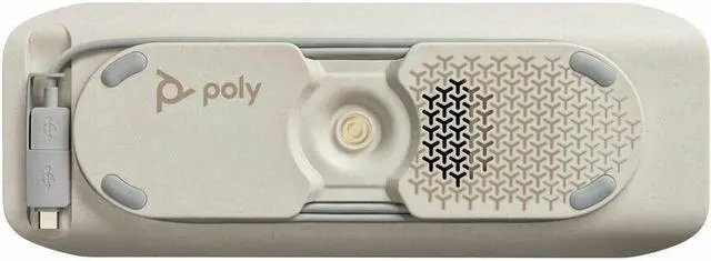 Alt view image 8 of 9 - Poly - Sync 40 Smart Speakerphone (Plantronics) - Flexible Work Spaces - Connect to PC/Mac via Combined USB-A/USB-C Cable and Smartphones via Bluetooth - Works with Teams, Zoom & more,Black