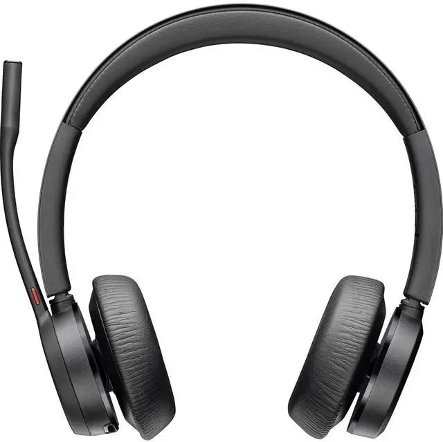 Alt view image 8 of 8 - Poly Voyager 4320 USB-A Headset - Siri, Google Assistant - Stereo, Mono - USB Type A, USB Type C - Wireless - Bluetooth - 300 ft - 20 Hz - 20 kHz - On-ear - Binaural - Ear-cup - 4.92 ft Cable - Electr