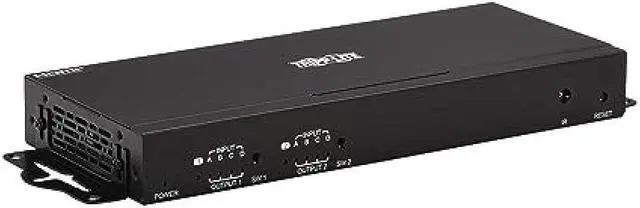 Alt view image 9 of 16 - Tripp Lite 4x2 HDMI Matrix Switch/Splitter with Remote Control and Multi-Resolution Support, 4K 60 Hz, HDR, 4:4:4, TAA - 3840 x 2160 - 4K - 1080p2 x 2 - Display, Digital Signage, Computer, Blu-ray Dis