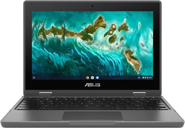 Alt view image 5 of 5 - ASUS Chromebook Flip CR1 CR1100FKA-YZ144T - Flip design - Intel Celeron N5100 / 1.1 GHz - Chrome OS - UHD Graphics - 4 GB RAM - 64 GB eMMC - 11.6" touchscreen 1366 x 768 (HD) - Wi-Fi 6 - dark gray