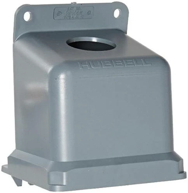 Alt view image 4 of 6 - HUBBELL BB100N 15 DEGREE NON-METALLIC BACK BOX FOR 100A