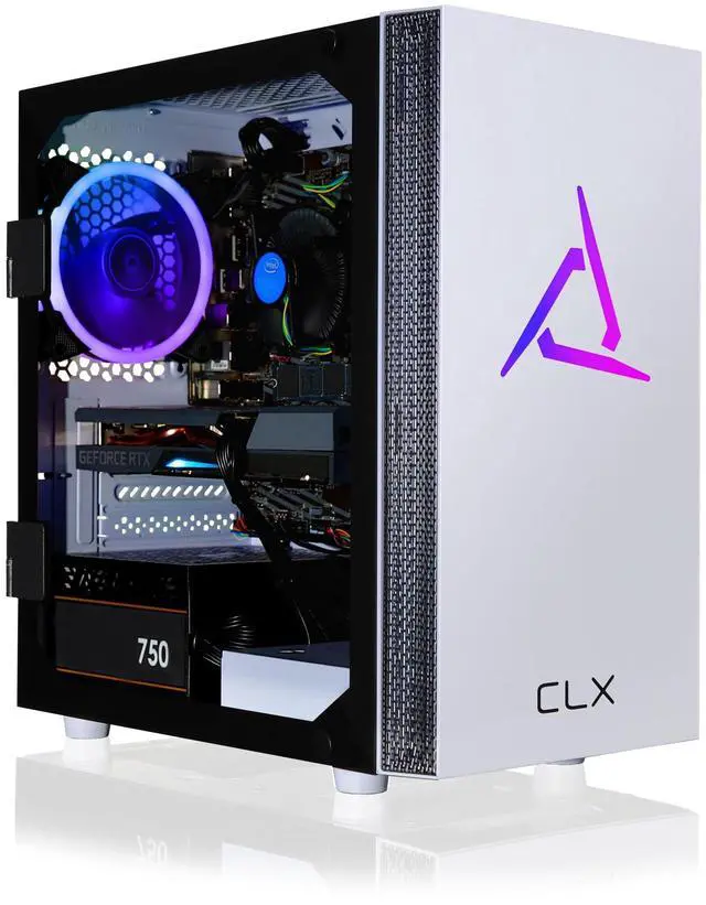 Alt view image 7 of 8 - CLX SET Gaming Desktop - Intel Core i5 10400F 2.9GHz 6-Core Processor, 16GB DDR4 Memory, GeForce RTX 3060 12GB GDDR6 Graphics, 500GB NVMe M.2 SSD, 2TB HDD, WiFi, Win 11 Home 64-bit