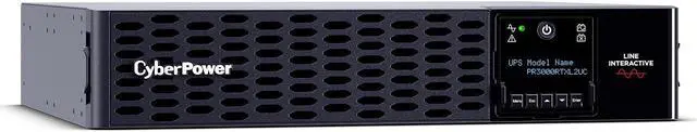 Alt view image 2 of 2 - CyberPower PR3000RTXL2UC Smart App Sinewave UPS Systems - 3000VA/3000W, 100 - 120 VAC, NEMA L5-30P, 2U, Rack / Tower, Sine Wave, 9 Outlets, LCD, PowerPanel® Business