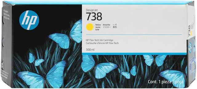 Alt view image 2 of 3 - HP 738 DesignJet Ink Cartridge - 300ml