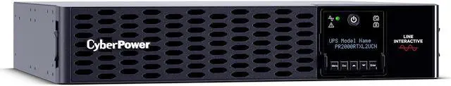 Alt view image 2 of 2 - CyberPower PR2000RTXL2UCN Smart App Sinewave UPS Systems - 2000VA/2000W, 120 VAC, NEMA 5-20P, 2U, Rack / Tower, Sine Wave, 8 Outlets, LCD, PowerPanel® Business
