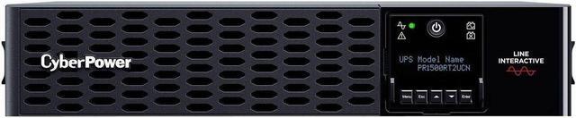 Alt view image 2 of 2 - CyberPower PR1500RT2UCN Smart App Sinewave UPS Systems - 1500VA/1500W, 120 VAC, NEMA 5-15P, 2U, Rack / Tower, Sine Wave, 8 Outlets, LCD, PowerPanel® Business