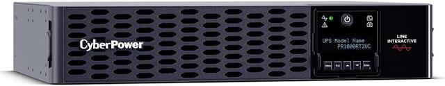 Alt view image 3 of 3 - CyberPower PR1000RT2UC Smart App Sinewave UPS Systems - 1000VA/1000W, 120 VAC, NEMA 5-15P, 2U, Rack / Tower, Sine Wave, 8 Outlets, LCD, PowerPanel® Business