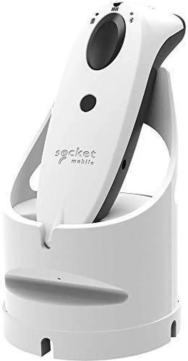 Alt view image 12 of 12 - Socket Mobile SocketScan S700 Handheld Barcode Scanner - Wireless Connectivity - 20" Scan Distance - 1D - Imager - Bluetooth - White