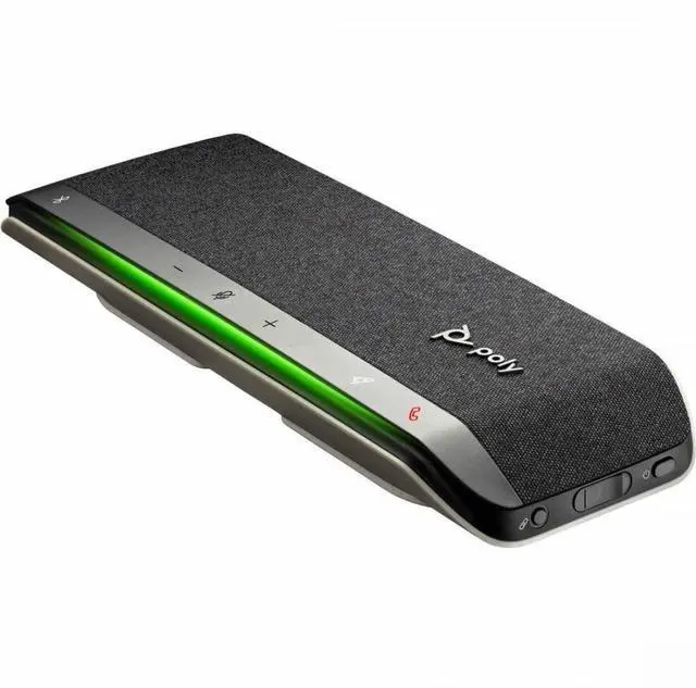 Alt view image 8 of 13 - Poly Sync 40+ Microsoft Teams Certified Speakerphone - USB - Microphone - Battery - Silver