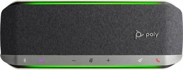 Alt view image 2 of 20 - Poly - Sync 40 Smart Speakerphone (Plantronics) - Flexible Work Spaces - Connect to PC/Mac via Combined USB-A/USB-C Cable and Smartphones via Bluetooth - Works with Teams (Certified), Zoom & More