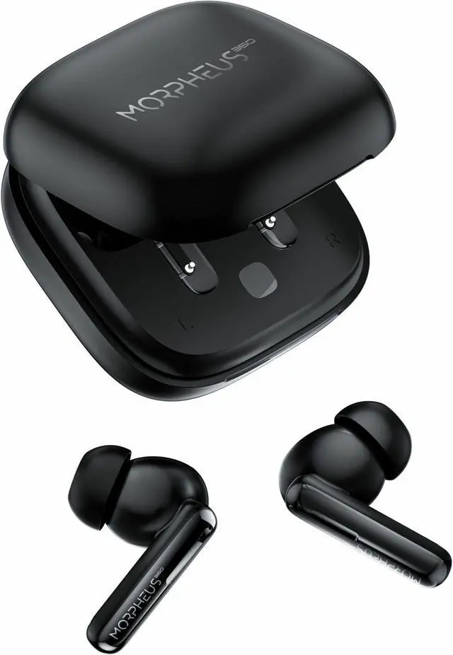 Alt view image 3 of 3 - Morpheus 360 Nemesis ANC Wireless Noise Cancelling Headphones | Bluetooth Earbuds | 30H Playtime | TW2750B | - Stereo - 10mm Graphene Drivers - True Wireless - Feed Forward NC - Binaural - In-ear - 4