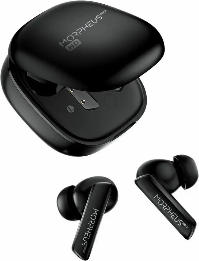 Alt view image 3 of 3 - Morpheus 360 Pulse ANC Hybrid Wireless Noise Cancelling Earbuds | Hi-Res Audio | 6 Mems Microphones | 40H Playtime | TW7850HD - | Stereo - 96KHz/24-bit processing - 10mm Graphene Drivers | Bluetooth H