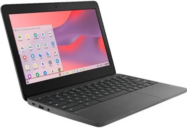 Alt view image 9 of 10 - Lenovo 100e Chromebook Gen 4 82W00000US LTE 11.6" Chromebook - HD - 1366 x 768 - Octa-core (ARM Cortex A76 Dual-core (2 Core) 2.05 GHz + Cortex A55 Hexa-core (6 Core) 2 GHz) - 4 GB Total RAM - 4