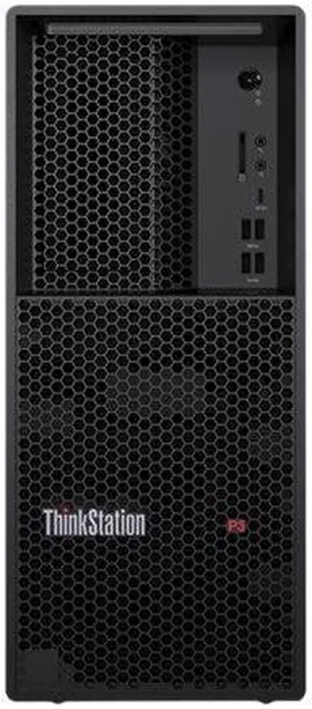 Alt view image 9 of 17 - Lenovo ThinkStation P3 30GS0030US Workstation - Intel Core i9 Tetracosa-core (24 Core) i9-13900 13th Gen 2 GHz - 32 GB DDR5 SDRAM RAM - 1 TB SSD - Tower - Intel W680 Chip - Windows 11 Pro - NVMe Contr