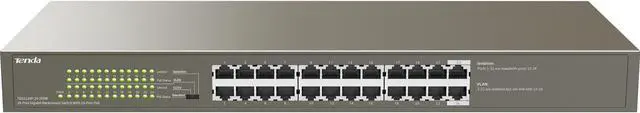 Alt view image 6 of 7 - Tenda TEG1124P-24-250W Switch