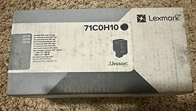 Alt view image 2 of 5 - Lexmark Original Laser Toner Cartridge Black Pack 71C0H10