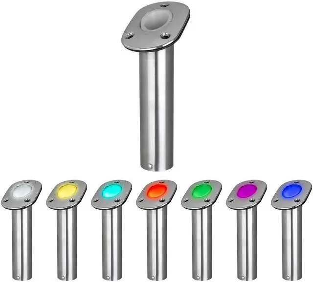 Alt view image 2 of 3 - Sea-Dog LED RGB Rod Holder w/Tube Insert