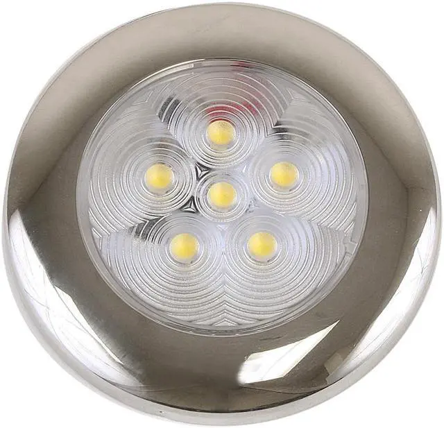 Alt view image 2 of 2 - Scandvik B3 Downlight Surface Mount - Cool White - SS Trim - IP67 - 12/24V