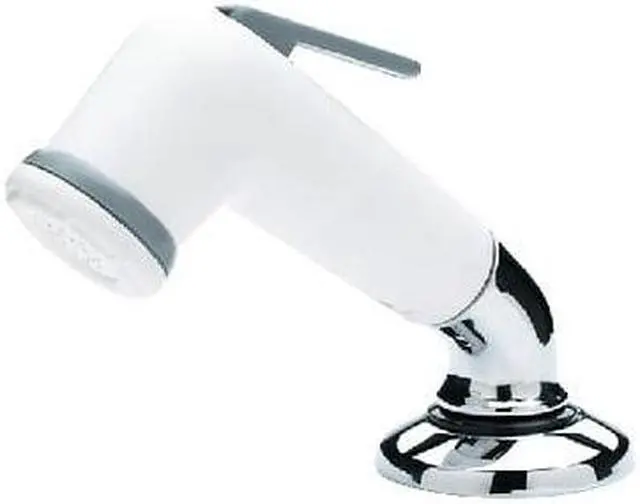 Alt view image 2 of 3 - Scandvik Elbow Sprayer - Handle Pull Out - White w/6' Hose