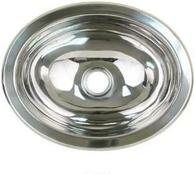Alt view image 2 of 3 - Scandvik Brushed SS Oval Sink - 13.25" x 10.5"
