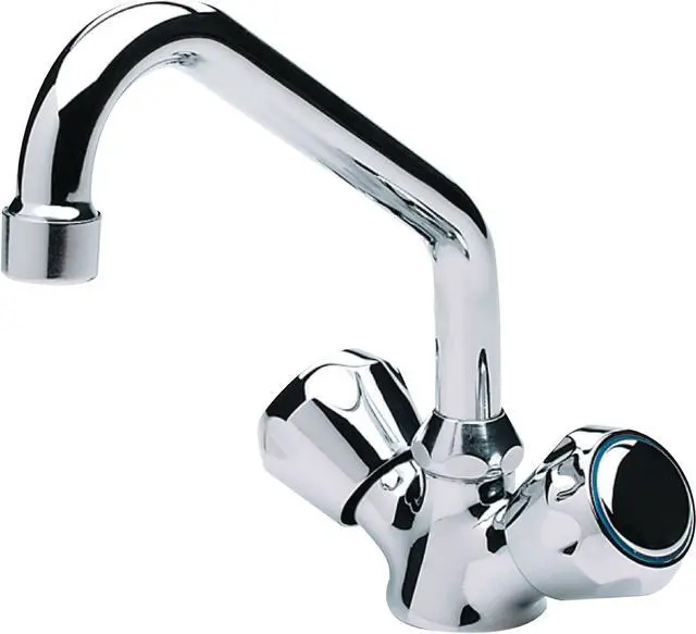 Alt view image 2 of 3 - Scandvik Chrome Galley Mixer w/Swivel Spout